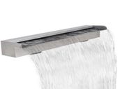 Rectangular Waterfall Pool Fountain Stainless Steel 150 cm