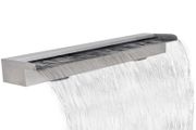 Rectangular Waterfall Pool Fountain Stainless Steel 150 cm