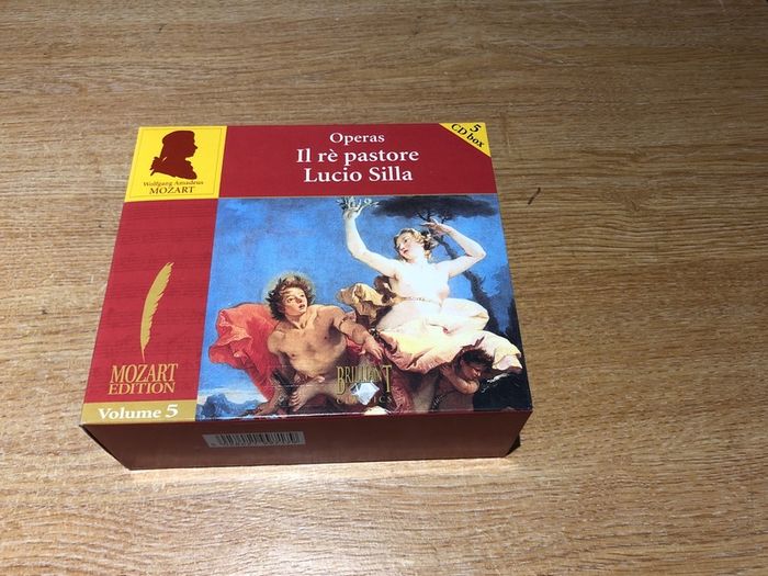 Mozart Edition- Volume 5 BoxSet- Il re Pastore Lucio Silla