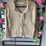 cardigan Edina ronay 100% cotton vintage inspired jacket style cardigan size 14 Image 4