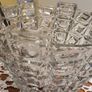 Stunning Libochovice Glassworks C1930s Art Deco Geometric Centre Piece Bowl Image 4