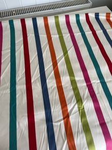 Curtain , Cushion fabric over 3m Stripe Colourful Maximalist