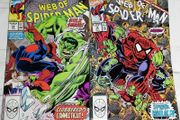 Web Of Spider-Man #'s 69 &amp; 70 Incredible Hulk &amp; Spider-Hulk (1990)