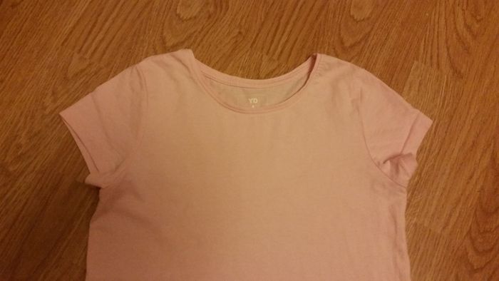 New - No Tag - A Lovely Baby Pink Tee Shirt - Read Carefully - Age 6/7 Years - E