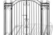 Ornamental Garden Gate Wrought Iron 122x20.5x134 cm