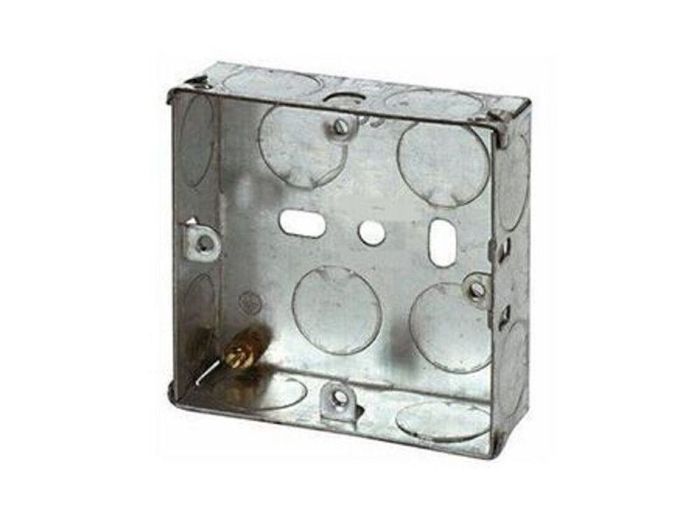 Flush 25mm stainless steel exit button SPB003F with back box