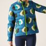 Regatta Elm Leaves Teal Orla Kiely Printed Baffled Jacket Image 6