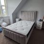 Double/King Size Bed Frame With Mattress Image 7