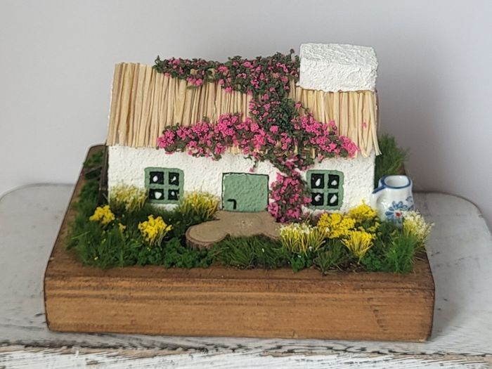 Handcrafted tiny wooden cottage!