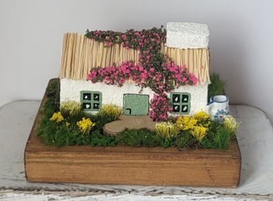 Handcrafted tiny wooden cottage!