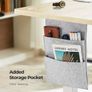 NEW SALE | Standing Desk Adjustable Height, Electric Standing Desk with Starage Bag, Stand up Desk for Home Office Computer Desk Memory Preset with Headphone Hook, Beige,100 x 60 cm Image 4