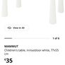 Ikea children's table and 4 chairs Image 2
