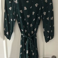 New Look Green Floral midi dress BNWT