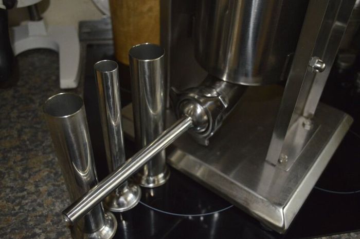 As New Stainless Steel Sausage Stuffer