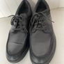 Mens shoes Clarks Donaway Edge Black Leather Lace Up UK Size 12 G EU 47 Image 3