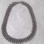 a lovely antique silver neck lace c 1860 Image 2