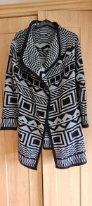 Longline Aztec Cardigan