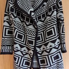 Longline Aztec Cardigan
