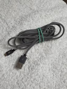High Quality 2 Metre Braided Micro USB Mobile Phone Or Device Cable Like New