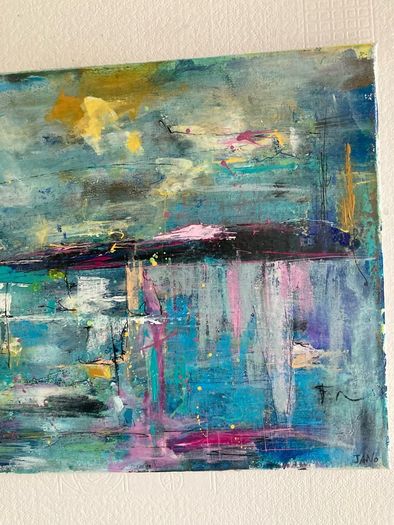 Original Painting Irish Abstract seascape Original Art contemporary Irish art