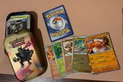 Pokemon TCG Bulk with 5 Rare Holo/Reverse Holo + 1 EX Card and including Tin!