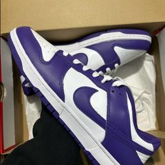 Nike Dunk low court purple shoe