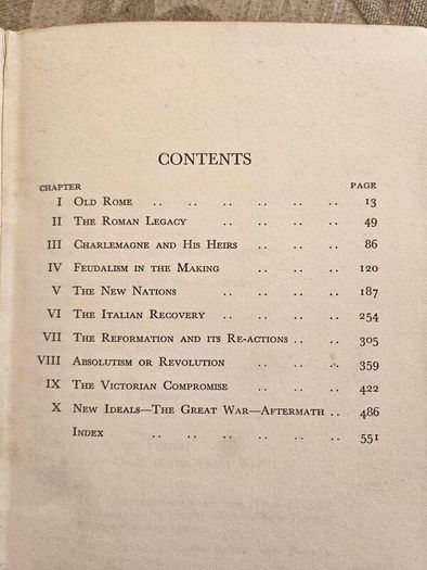 A History Of Europe.  From The Earliest Times To The Present.  By Bede Jarrett, O.p. First Edition 560 Page Hardback In Good Condition.  See Photos For Same.