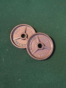 2 x 10kg Olympic plates