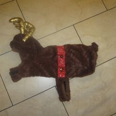 Med / large dog Christmas coat, reindeer
