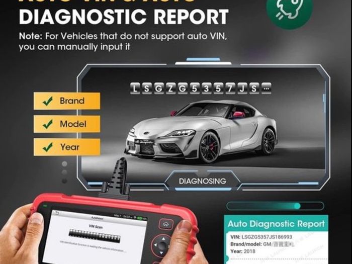 Launch X431 CRP123x V.3 version OBD2 Scanner Code Reader Diagnostic Tools Engine ABS SRS AT Oil SAS EPB TPMS Reset Creader123x OBDII launch