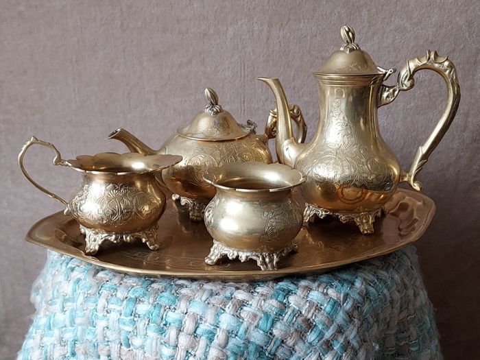 Brass Tea/Coffee Set 5 pieces