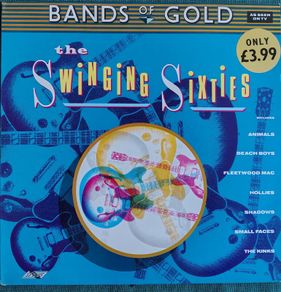 Various - Bands Of Gold: The Swinging Sixties Vinyl LP (1987) Kinks, Beach Boys, Fleetwood Mac EX+