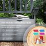 Two-Seater Garden Storage Bench - Grey Image 4