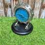 Vintage Majak Desk Clock Soviet Crystal Glass Clock USSR Mechanical Wind Up 1970s Not Working Parts Repair Image 3