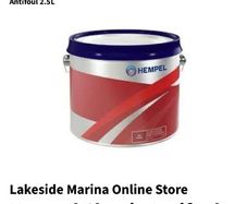 Antifouling paint 2.5 litres True Blue.