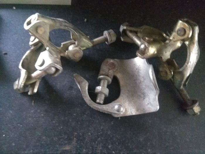 clamps bolted dual size adjustable