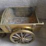 Amazing Large Heavy (9kg) Brass Shire/Farm Horse And Hay Cart Image 3