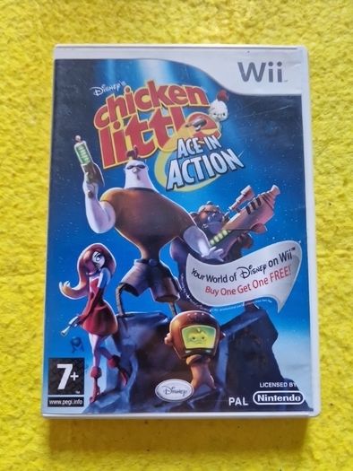 Disney Chicken little Ace in action Nintendo Wii games Original