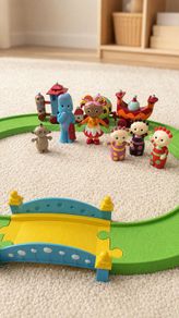 In The Night Garden Motorised Musical Ninky Nonk Train with Sounds and 6 Figures