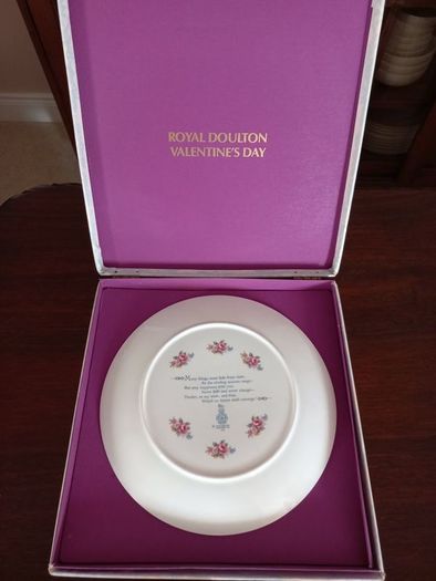 Valentines Present Vintage Royal Doulton St. Valentine Plates