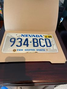 Vintage U S License Plates #2