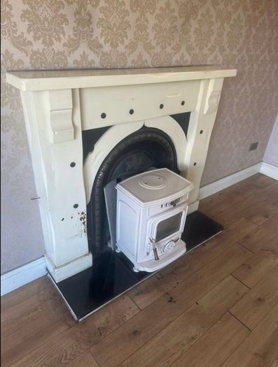 Henley Cream Enamel Stove