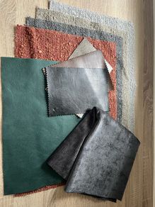 fabric pieces/ leather /pvc