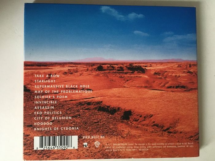 Muse [2006] Black Holes And Revelations (CD Digipack Album)