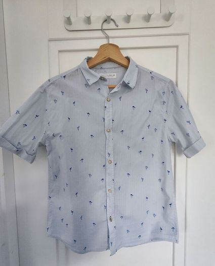 Zara short sleeve flamingo print shirt 11-12 years old/152cm