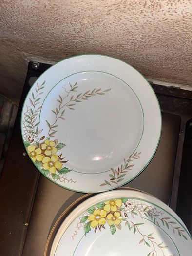 Burgess bros plates and jug