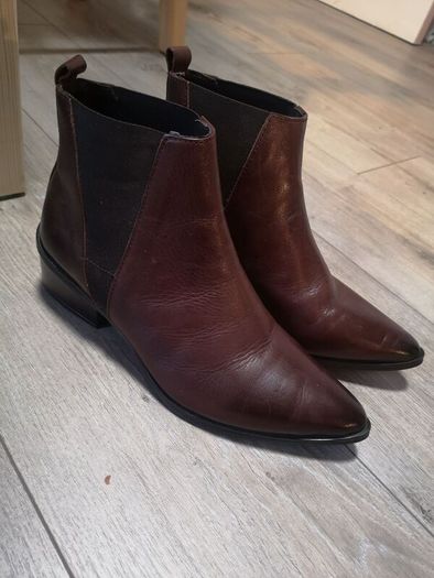 Gallery Leather Ankle Boots Size Uk 6