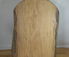 Clover Woodcraft Large Irish Elm Live Edge Serving Board Charcuterie Paddle 665mm