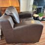 leather brown sofa Image 6