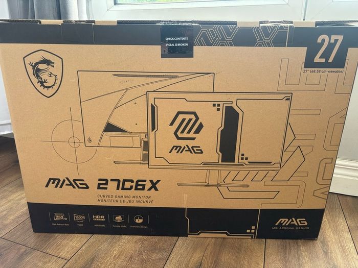 Brand new gaming Monitor MSI MAG 27C6X